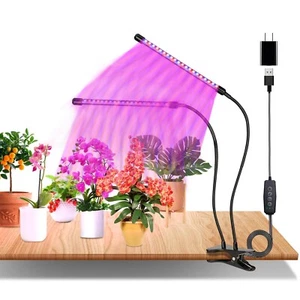 LED Pflanzenlampe Vollspektrum Pflanzenlicht für Zimmerpflanzen Wachstumslampe - Bild 1 von 19