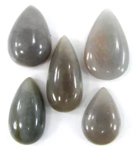 132,15 Ct Natürlicher Mondstein Lose Edelstein 24-31 mm Cabochon 5 Stck. Posten - 61431 - Bild 1 von 2
