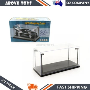 DDA Display Case With 4 x Adjustable LED Lights For 1:18 1:24 Diecast Models - Picture 1 of 4
