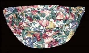 VTG Springmaid Colorful Shabby Floral Roses Tulips Etc. Pole Swag Valance NWOT - Picture 1 of 1