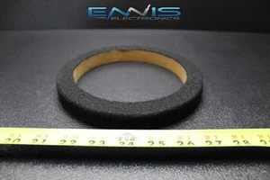 1 MDF SPEAKER RING SPACER 6.5 INCH CARPET WOOD 3/4 FIBERGLASS ENCLOSE RING-65CBK - Picture 1 of 4