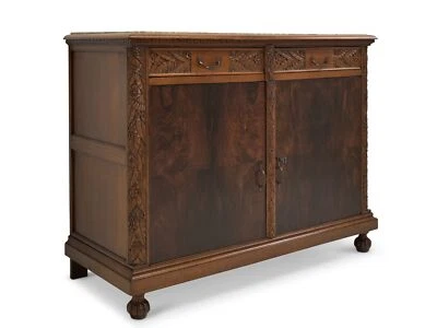 ANTIK! Anrichte restauriert Art Déco um 1930 Eiche Palisander Kommode - Bild 1 von 4