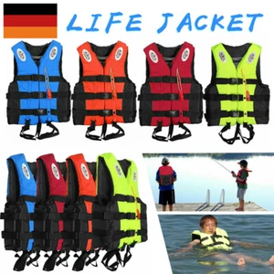Rettungsweste Weste für Erwachsene Kinder Bootfahren Schwimmweste Schwimmhilfe - Bild 1 von 16