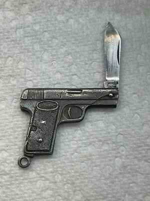 Very Rare Vintage Browning Mini Pew Pew 2 Inch Pocket Knife / Key Fob - Japan - Image 1 of 4