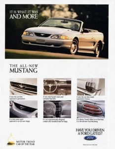 Ford Mustang 1994 autos vehículo 1 página revista anuncio - Imagen 1 de 1