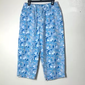 Christopher Banks Mujer Lino Capris Talla 12 Informal Verano Vacaciones Viaje Trabajo - Imagen 1 de 12