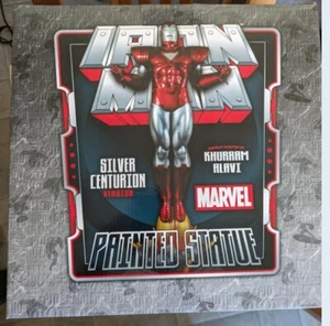 Bowen Designs Silver Centurion Iron Man Statue-Khurram Alavi Sculpt 116/500 NIB  - Picture 1 of 22