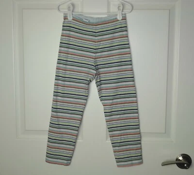Leggings capri multicolores multicolores a rayas talla 10 de la colección Tea para niñas Foto 1 de 3