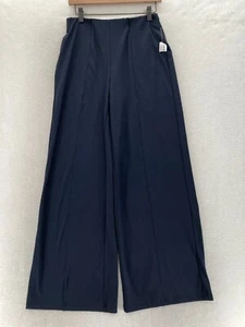 Old Navy Active Pants Women's Small Pull On Wide Leg Blue Powersoft Stretch NWT - Picture 1 of 12