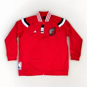 NWT Nike X NBA Portland Trail Blazers Showtime Zip Hoodie Sz 2XL Red 940158 657 - Picture 1 of 5
