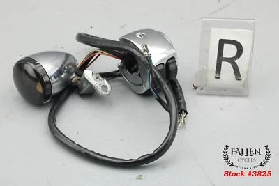 Harley Softail Fatboy 2007 interruptor de control derecho conjunto de señal de giro cromado Foto 1 de 4