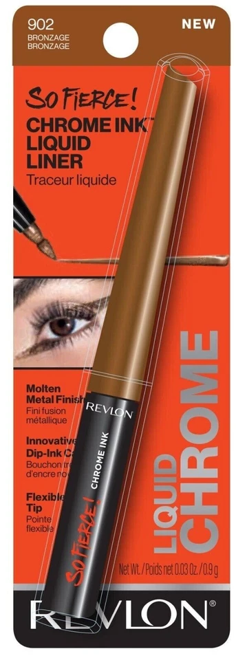 Revlon So Fierce Liquid Chrome Ink Liquid Liner - 902 Bronzage - 0.03oz - Image 1 of 1