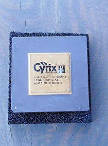 VIA Cyrix III-600Mhz PC-CPU Goldcap Prozessor Socket 370 - Bild 1 von 2