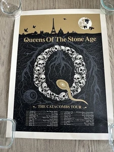 QUEENS OF THE STONE AGE - LIVE IN THE CATACUMBS TOUR CARTEL 2025- 18x24 NUEVO - Imagen 1 de 16
