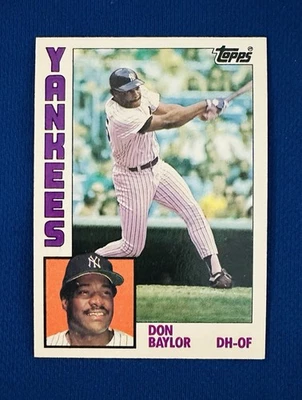 1984 TOPPS #335 DON BAYLOR NEW YORK YANKEES NM-MT or BETTER '79 MVP MGR of YEAR - Image 1 of 2