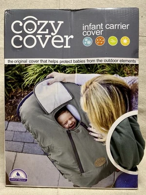 Acogedora cubierta gris portabebés transpirable protección resistente a la intemperie Foto 1 de 2