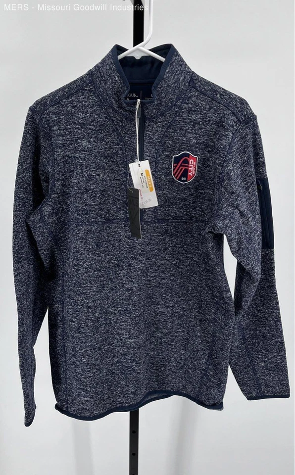 Мужской пуловер St. Louis City Soccer Antigua темно-синий вересковый Fortune размер M - Изображение 1 из 4