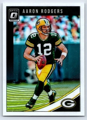 Aaron Rodgers 2018 Donruss Optic #37 Green Bay Packers Football Card - Image 1 of 2