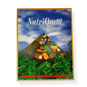 McGraw-Hill Nutri Quest Floppy Disks For Windows SEALED!! - Afbeelding 1 van 3