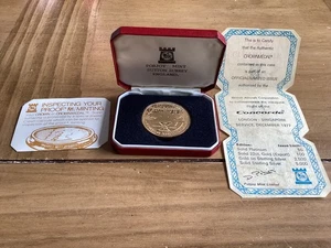 Pobjoy Concorde First Flight Singapore 1977 Gold auf Silber Münze MIB 1/2500 MIB - Bild 1 von 4