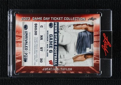 2023 Leaf Game Day Ticket Collection Jonathan Taylor #TC-28 - Image 1 of 2