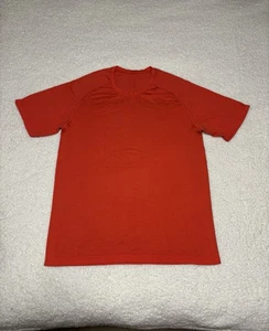 Lululemon Men Red Metal Vent Tech Short Sleeve Shirt - Picture 1 of 13