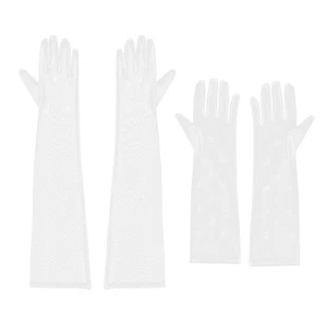 Women Bride Gloves Wedding Prom Costume Accessories Fancy Dress up Fashion - Picture 1 of 15
