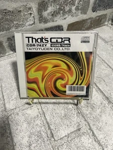 Taiyo Yuden That’s CD-R Professional High Quality Blank Media Disc, 650mb 74 min - Afbeelding 1 van 2