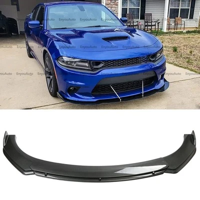 For Dodge Viper Universal Front Bumper Lip Spoiler Splitter Carbon Fiber Foto 1 de 4