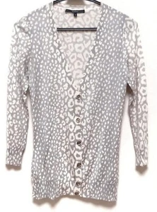 Gucci Extra Fine Cashmere Silk V-Neck Leopard Print Lightweight Cardigan Sweater - Picture 1 of 7