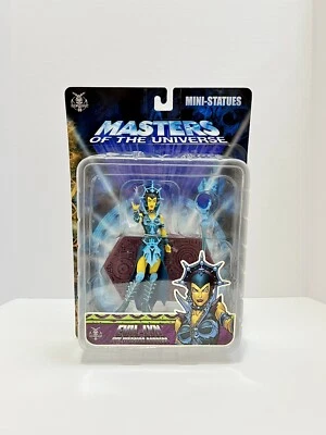 Masters of the Universe Evil-Lyn Yellow Blue Mini Statue Exclusive MOTU NECA New - Image 1 of 4