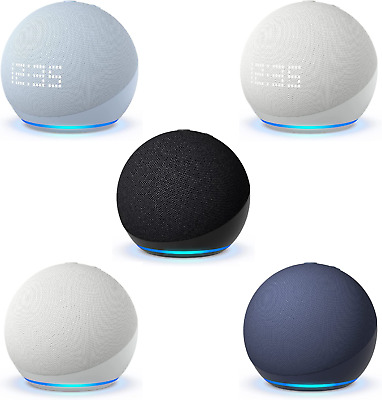 Echo Dot 5th Generation Alexa Smart Speaker  -  All Colours With/Without Clock • 49€