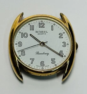 Breil Beaubourg Watch 09572 For Parts Or Repair Gold Tone Swiss Made D4 - Picture 1 of 7
