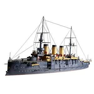 1:250 DIY Czar Russia Navy Oslabya Battleship Military Paper Ship Model Set - Picture 1 of 12