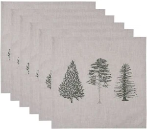 Tovaglioli Clayre & Eef NPT43 Cotone Set 6 Beige 40x40 cm - Foto 1 di 2