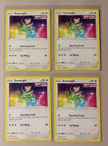 4x Smeargle 209/264 Pokemon card Fusion Strike common NM - Picture 1 of 1