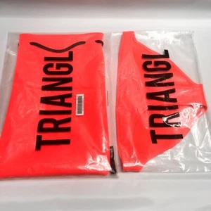 Triangle Womens Missy Summer Fling Bikini Bottom Swimsuit Orange Neon Bag XL New - Picture 1 of 2