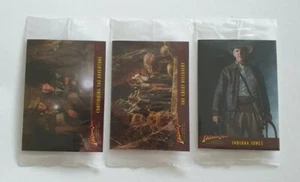 Topps Indiana Jones Kingdom of the Crystal Skull Promo Trading Cards P1,P2 & P3  - Picture 1 of 1