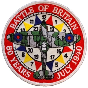 Battle of Britain 80 Years Royal Air Force Embroidered Patch - LAST FEW - Picture 1 of 6