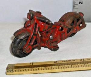 HUBLEY HARLEY DAVIDSON CAST IRON MOTORCYCLE 1930s - Picture 1 of 4