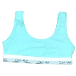 Calvin Klein Girls Blue/Teal Bralette NWOT Size Small - Picture 1 of 5
