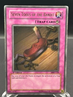 Seven Tools of the Bandit - 1st Ed Ultra Rare MRD-129 - Yu-Gi-Oh! Vintage Card - Image 1 of 4