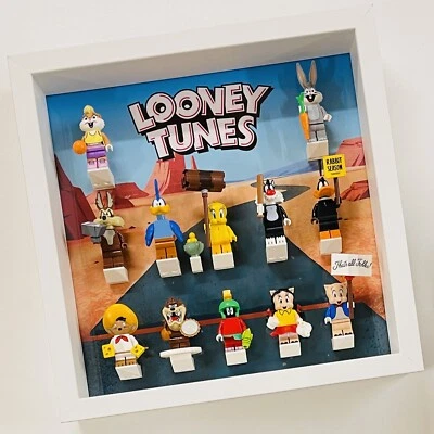 Vitrinenhülle für Lego® Looney Tunes Minifiguren Figuren 71030 27cm