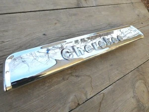 Cherokee License Light Chrome Trim OEM 1978 - 1983 JEEP OEM Rear Bezel Assembly - Bild 1 von 12