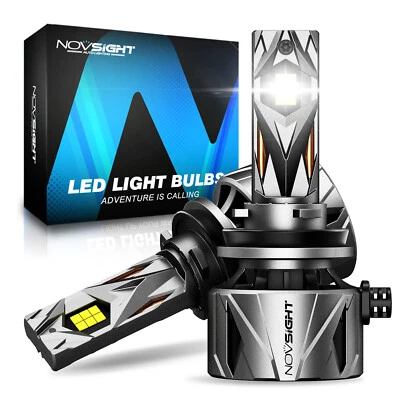 NOVSIGHT LED Headlight Bulbs H11 H9 H8 Super Bright Hi/Low Beam 60000LM 240W - Image 1 of 4