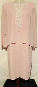 URSULA by Switzerland Formal Cocktail Dress Gown Mother Of Bride Embellished 12 - Picture 1 of 8