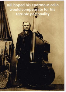 Riesige von Cello Claire Spake entworfene Musikkarte - Bild 1 von 1