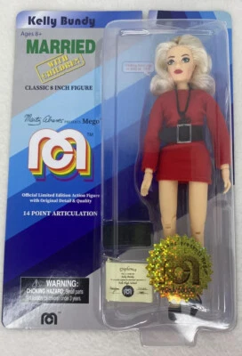 Figura de acción Mego Married with Children Kelly Bundy figura de 8 pulgadas #7985 / 10000 Foto 1 de 4
