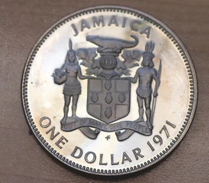 1971 Jamaica 1 Dollar - Picture 1 of 2