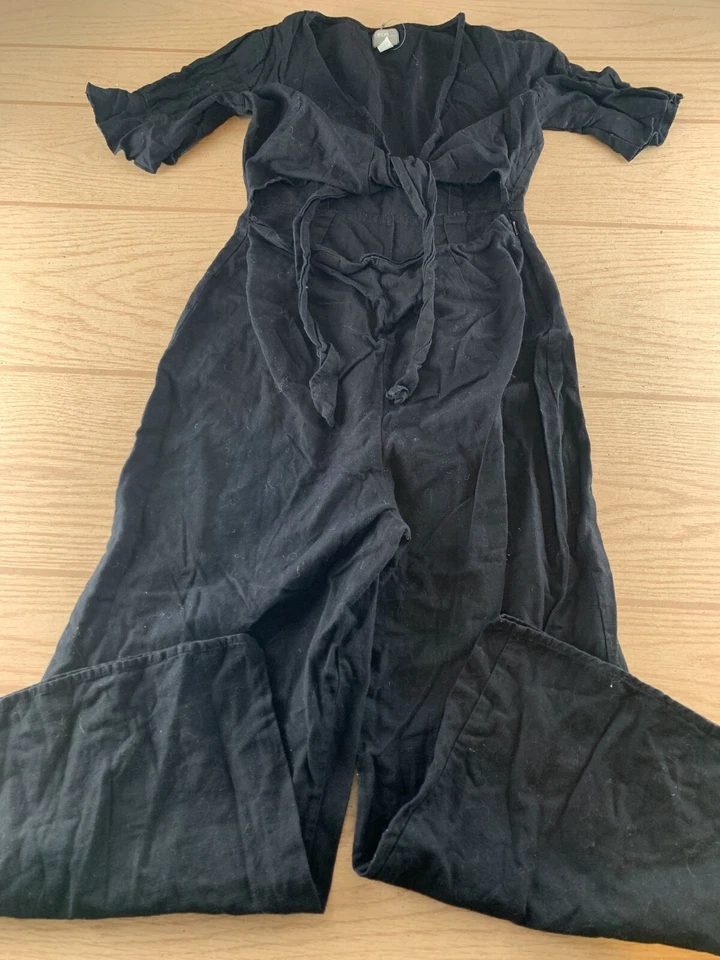 Mameluco negro con botones talla US 4 de Asos para mujer Foto 1 de 4